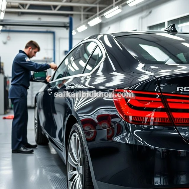 پولیش واکس بدنه خودرو در گلبهار